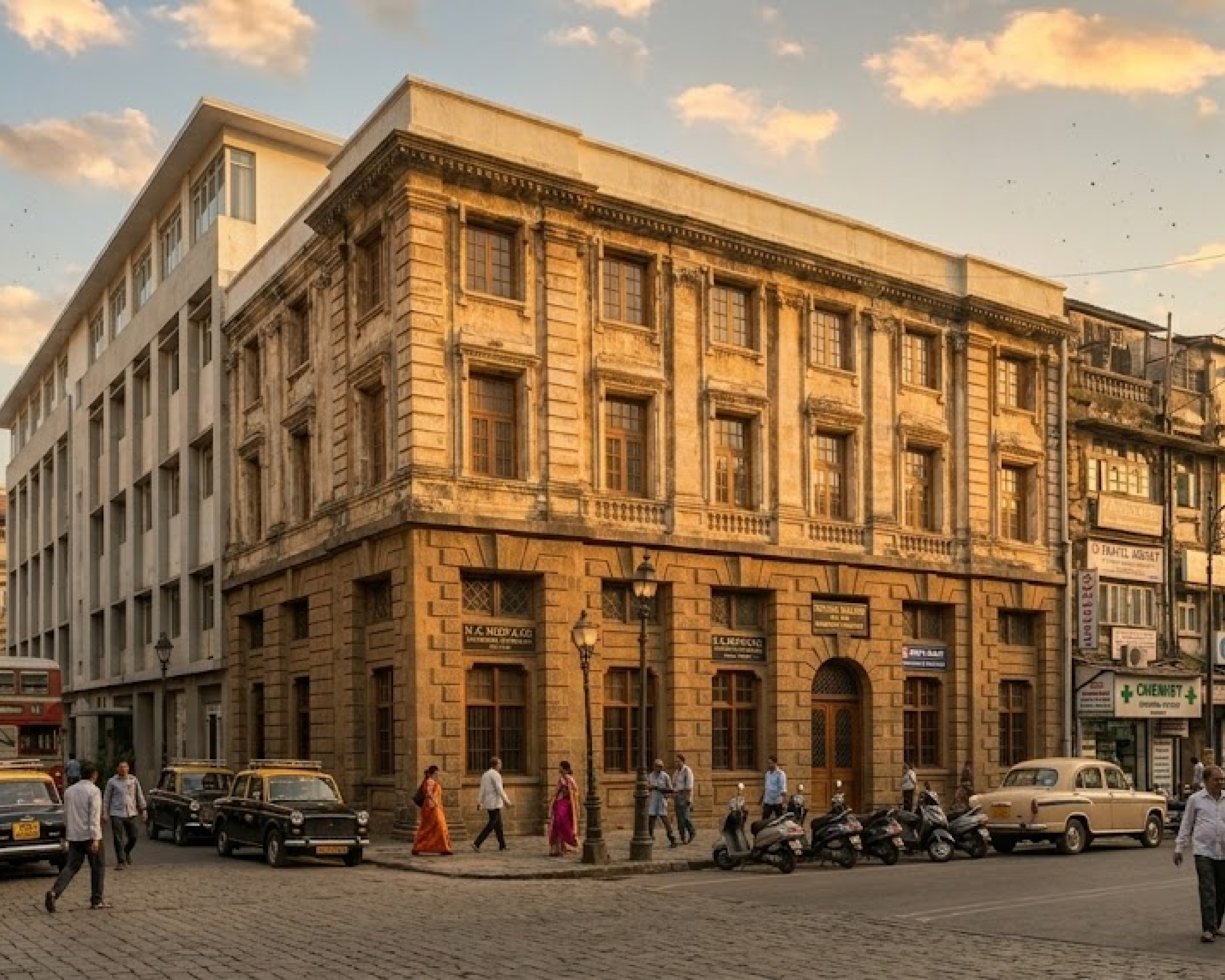 Bhupen Chamber, Dalal Street facade